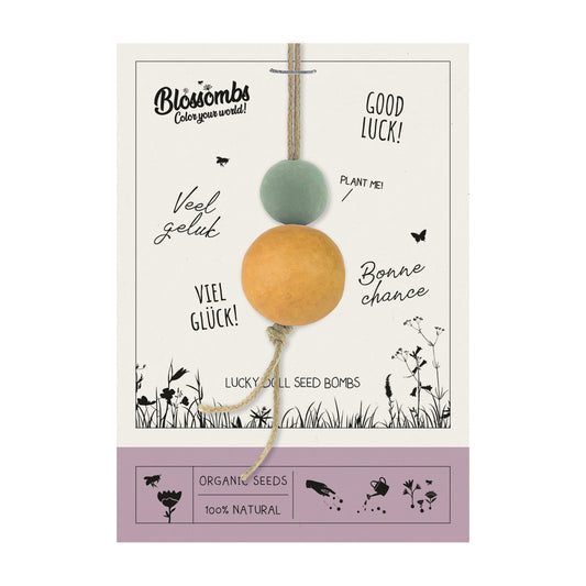900126 Bomby semínkové - Drobný dáreček - Panenka pro štěstí 2 ks   BLOSSOMBS-1