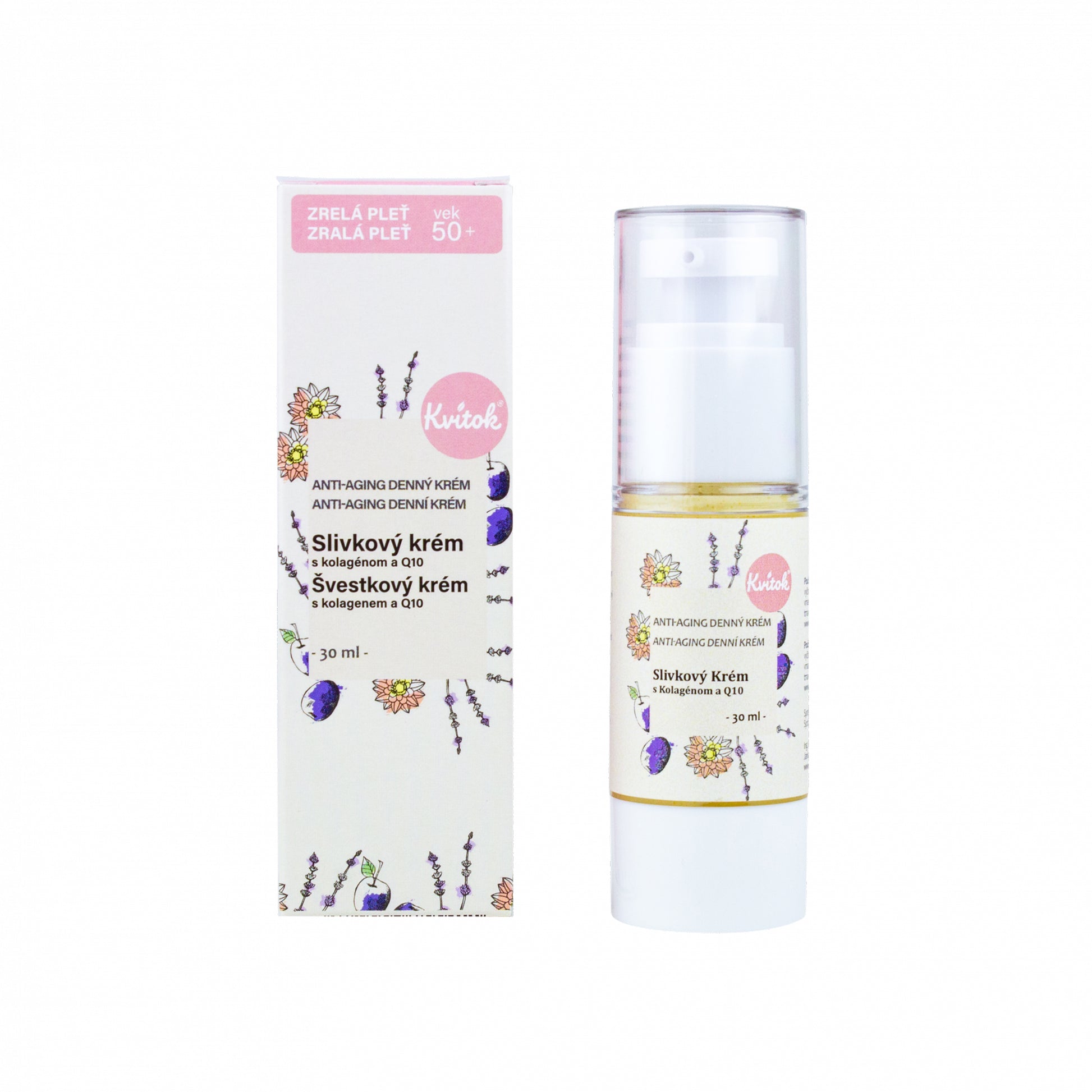900313 Krém denní švestkový pro zralou pleť 50+ 30 ml   KVITOK-1