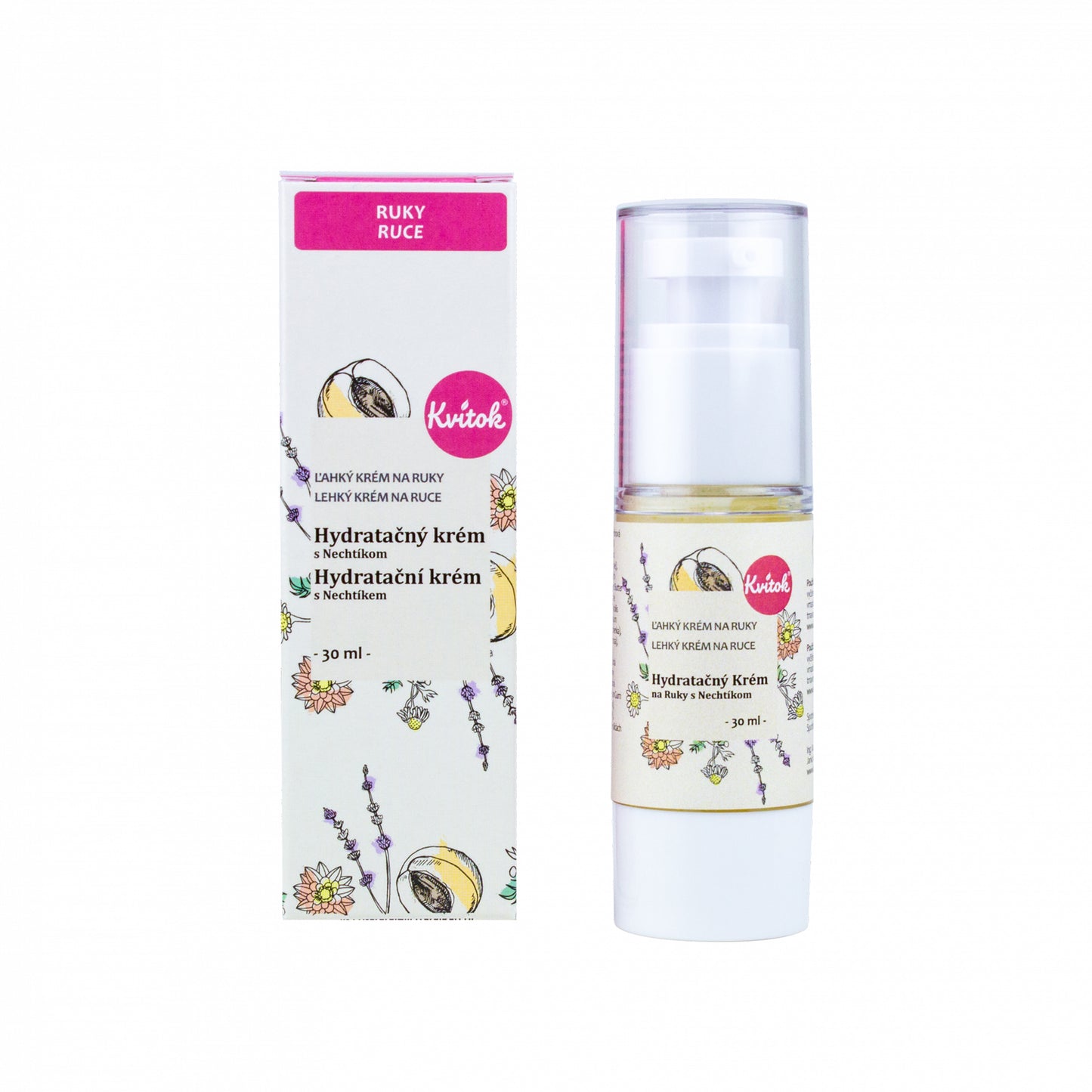 900318 Krém hydratační na ruce s měsíčkem 30 ml   KVITOK-1