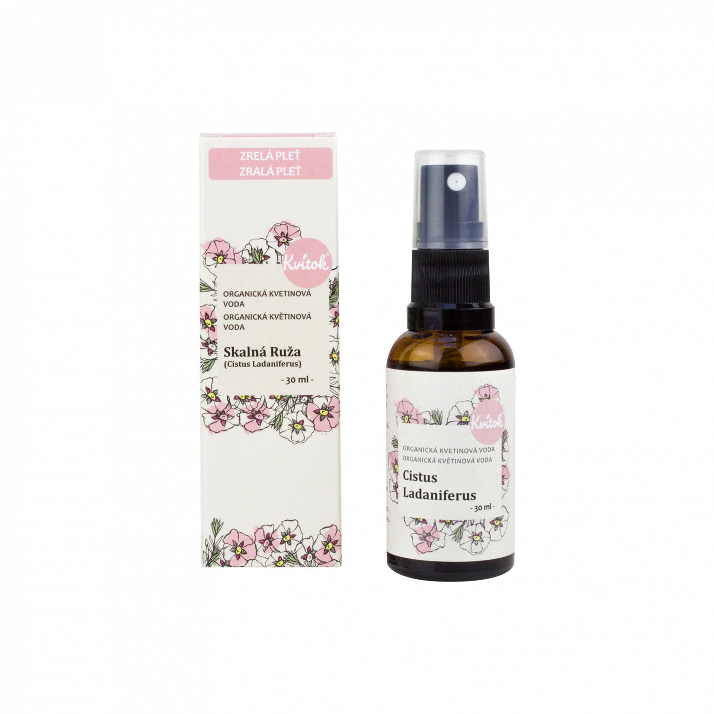 900339 Voda květová - skalní růže 100 ml BIO   KVITOK-1