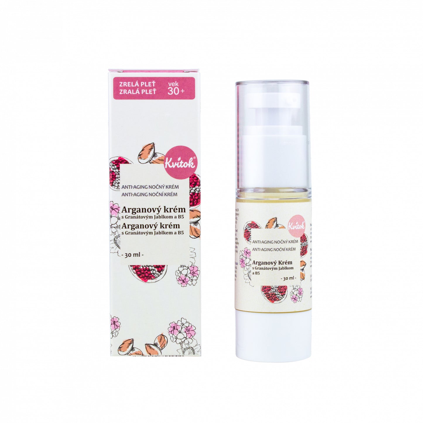 900348 Krém oční arganový pro zralou pleť 30+ 30 ml   KVITOK-1