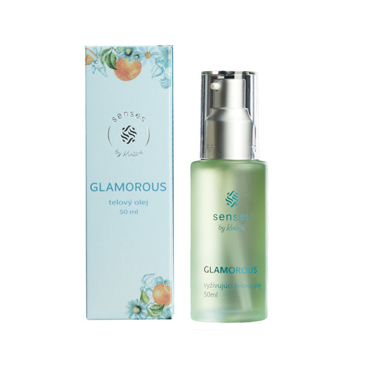 900406 Olej tělový vyživující Senses Glamorous 50 ml   KVITOK-1