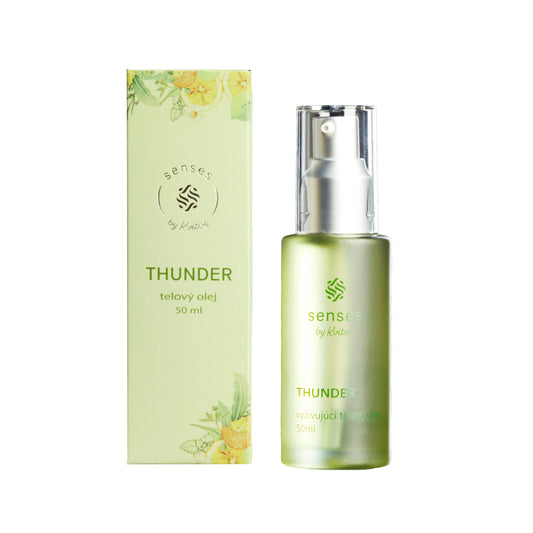 900408 Olej tělový vyživující Senses Thunder 50 ml   KVITOK-1