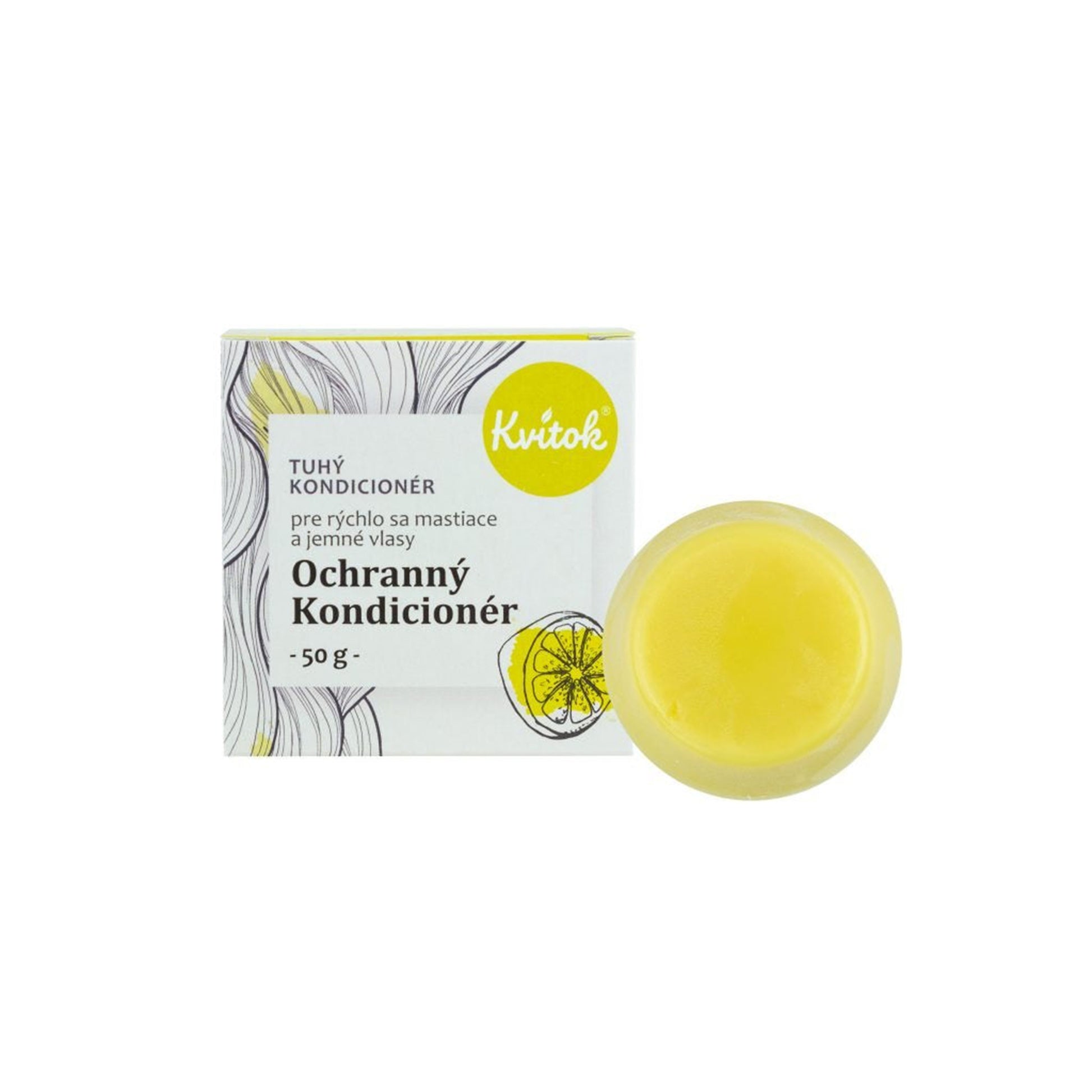 900466 Kondicionér tuhý pro mastné vlasy - Ochranný 50 g   KVITOK-1