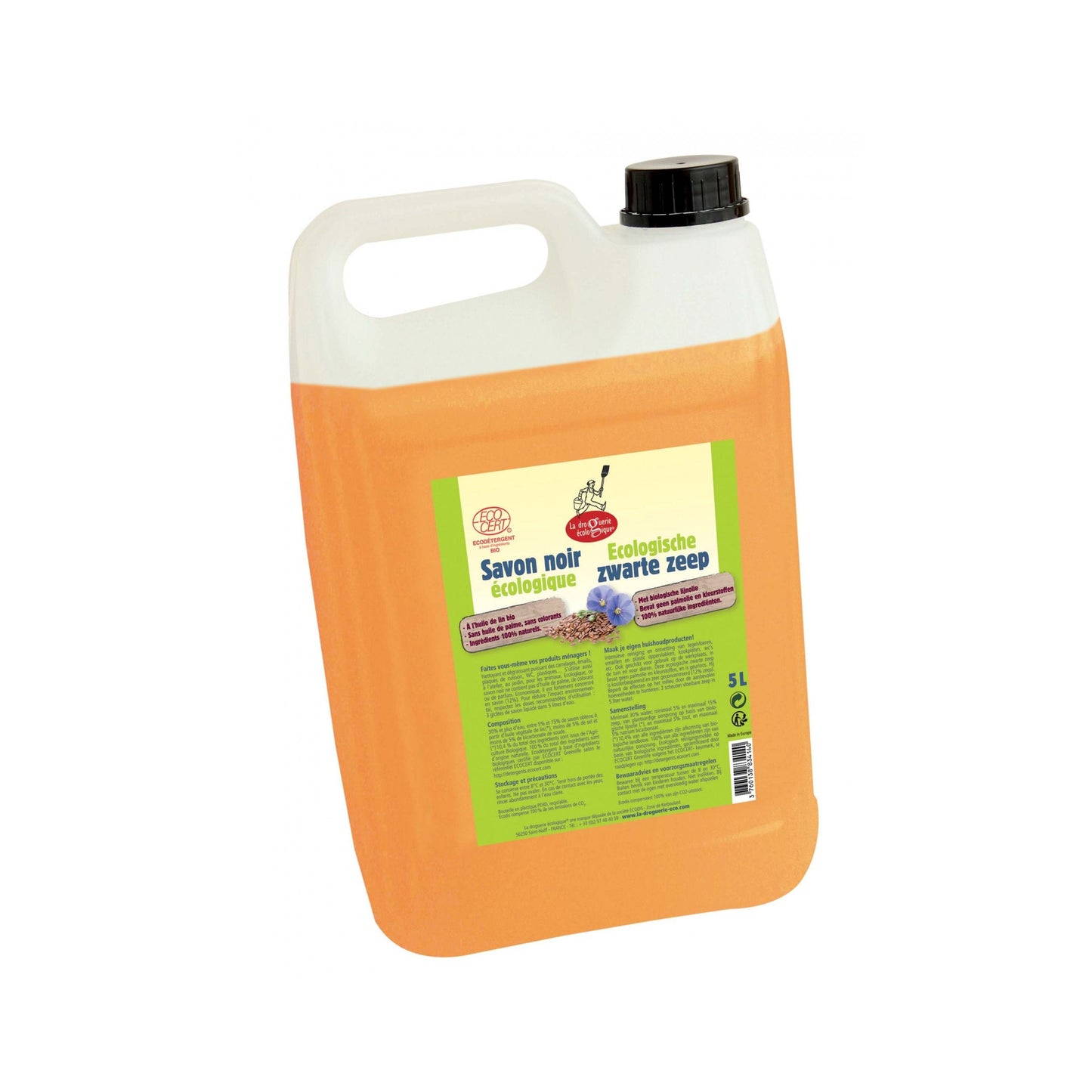 900497 Mýdlo univerzální černé 5 l BIO   LA DROGUERIE ECOLOGIQUE BY ECODIS-1