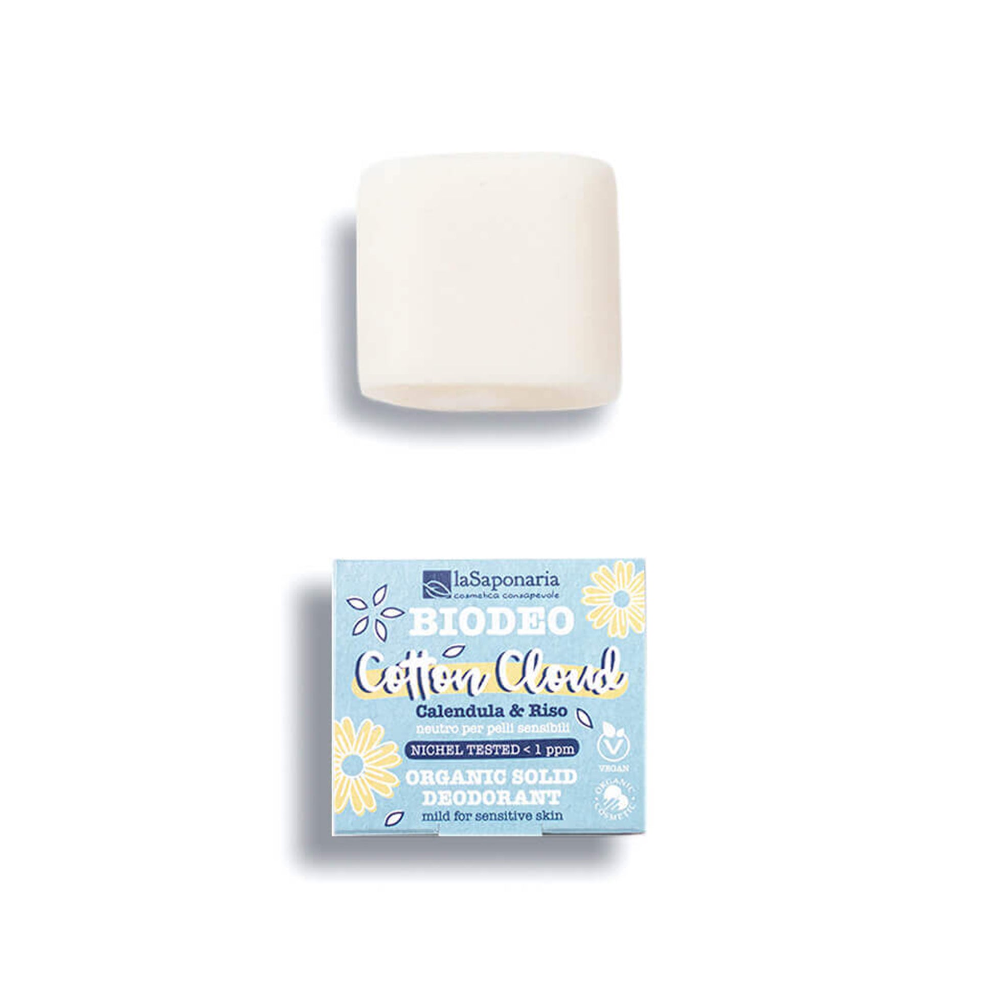 900644 Deodorant tuhý Cotton Cloud 40 g BIO   LA SAPONARIA-1