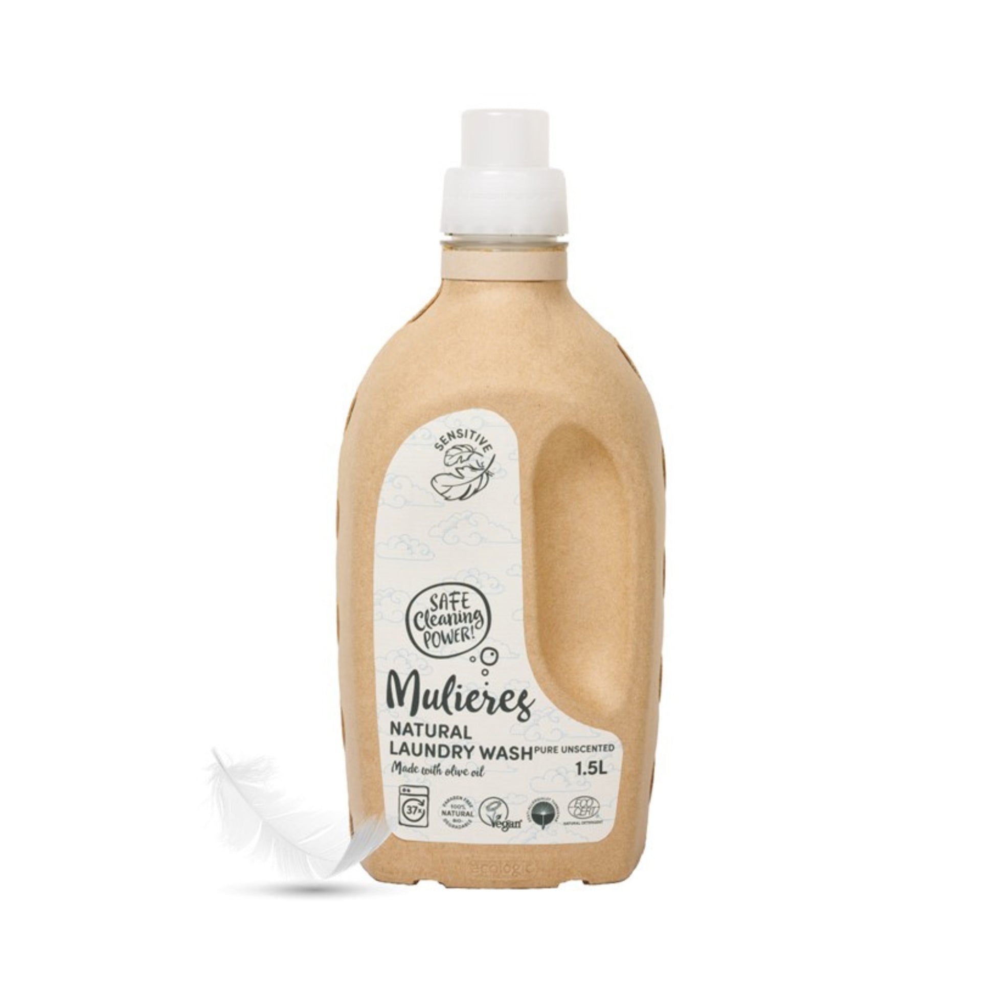 900686 Gel prací koncentrovaný - bez vůně 1,5 l   MULIERES-1