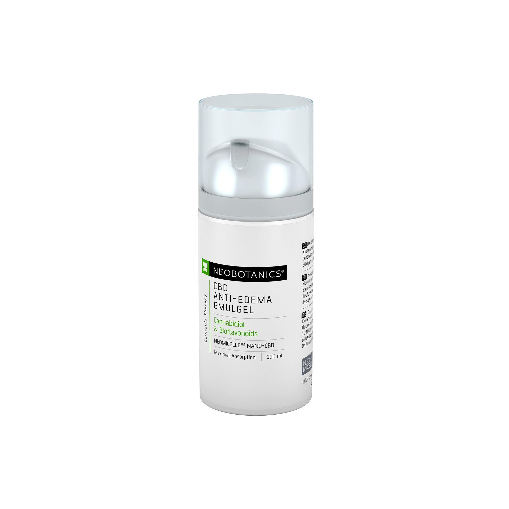 900725 Gel s konopím Anti-Edema 100 ml   NEOBOTANICS-1
