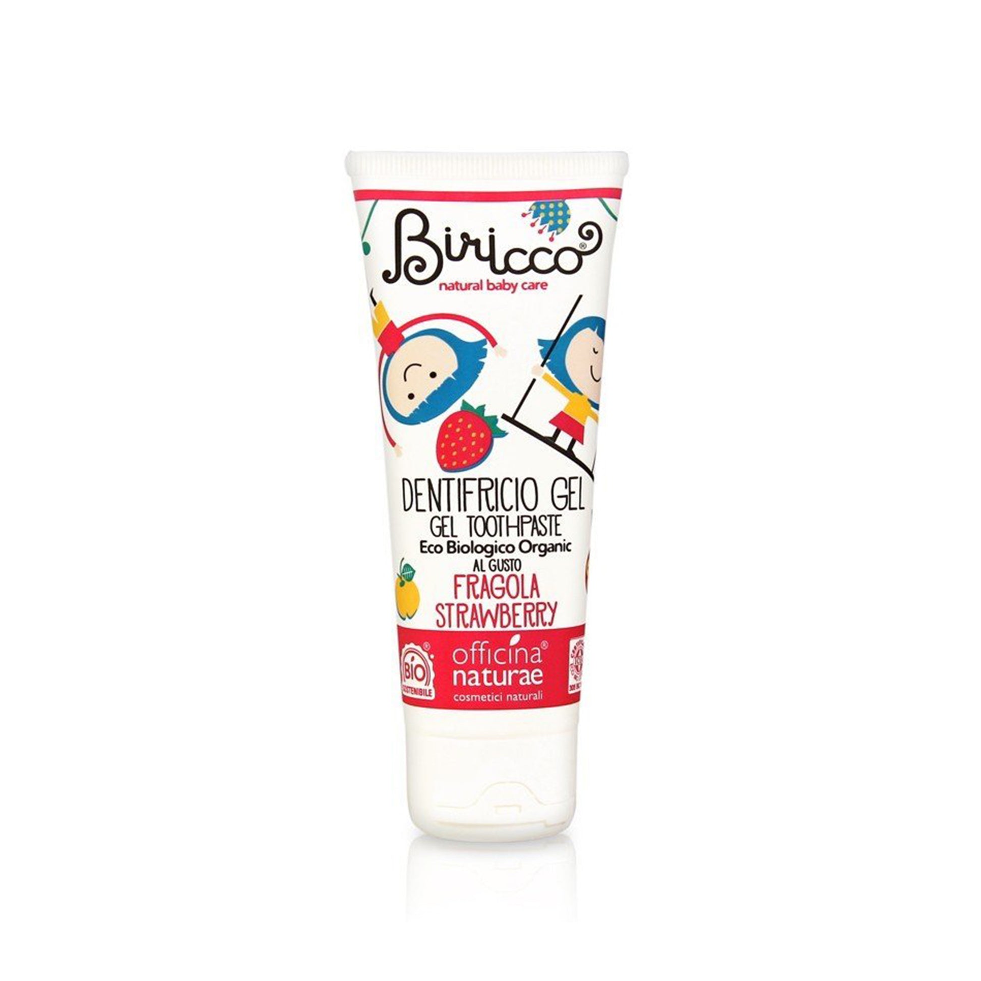 900759 Pasta zubní dětská - jahoda 75 ml   OFFICINA NATURAE-1