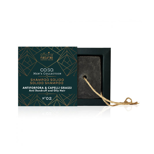 900792 Šampon pánský proti lupům na mastné vlasy tuhý N°02 50 g   OFFICINA NATURAE-1