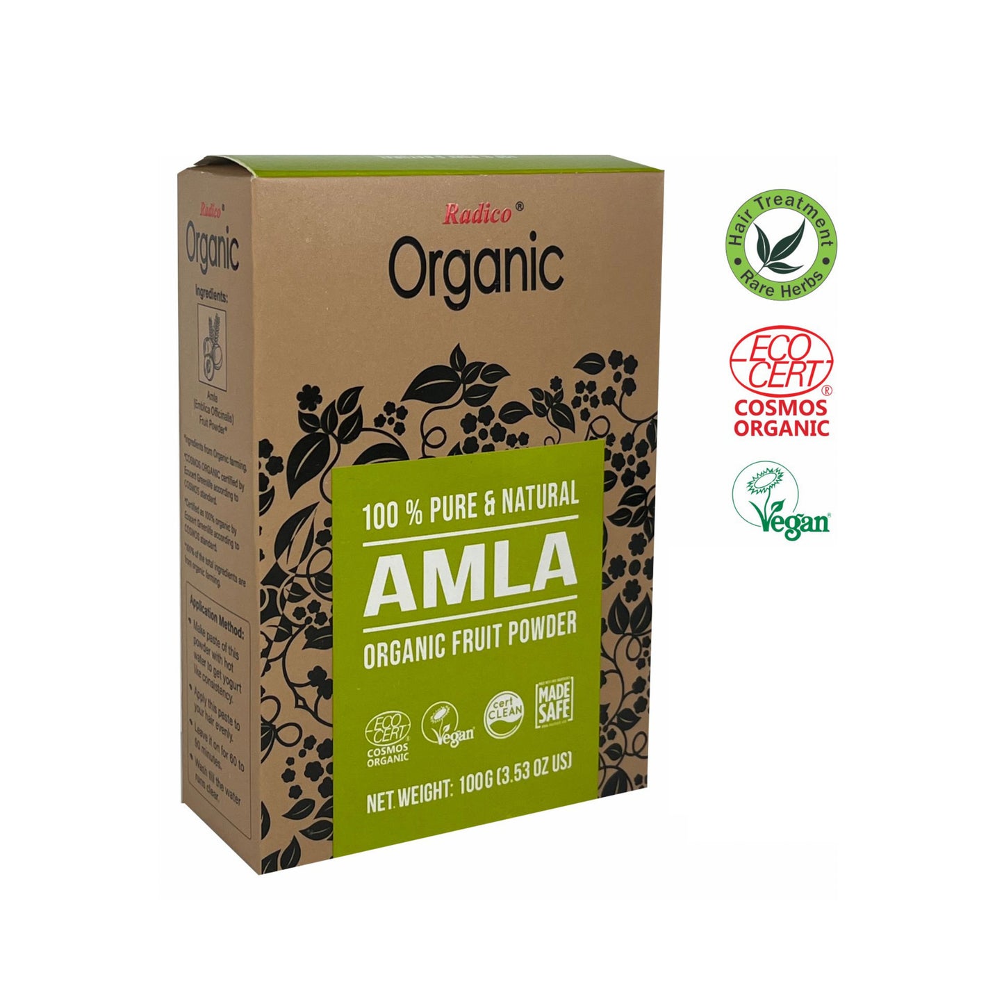 900864 Kondicionér práškový - Amla 100 g BIO   RADICO-1