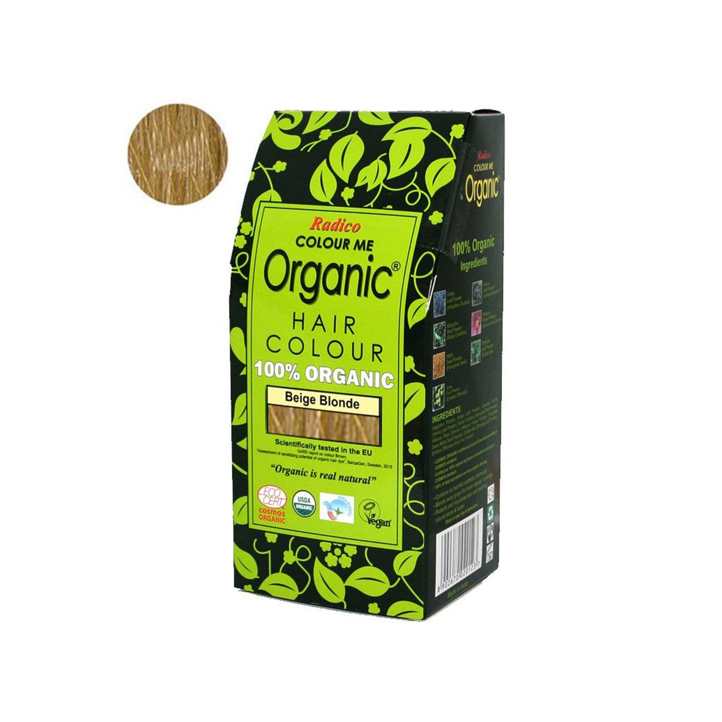 900868 Barva přírodní na vlasy - béžová blond 100 g BIO   RADICO-1