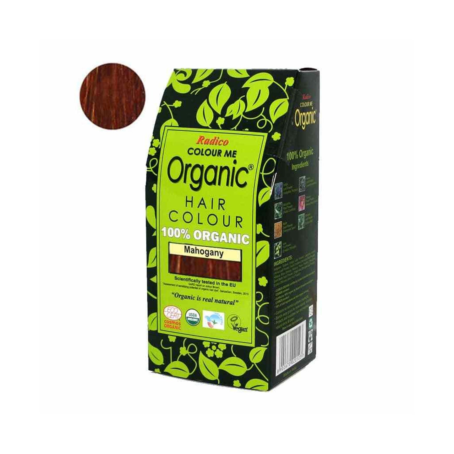 900876 Barva přírodní na vlasy - mahagonová 100 g BIO   RADICO-1