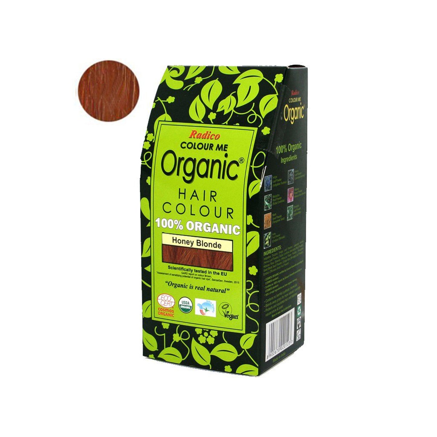 900878 Barva přírodní na vlasy - medová blond 100 g BIO   RADICO-1