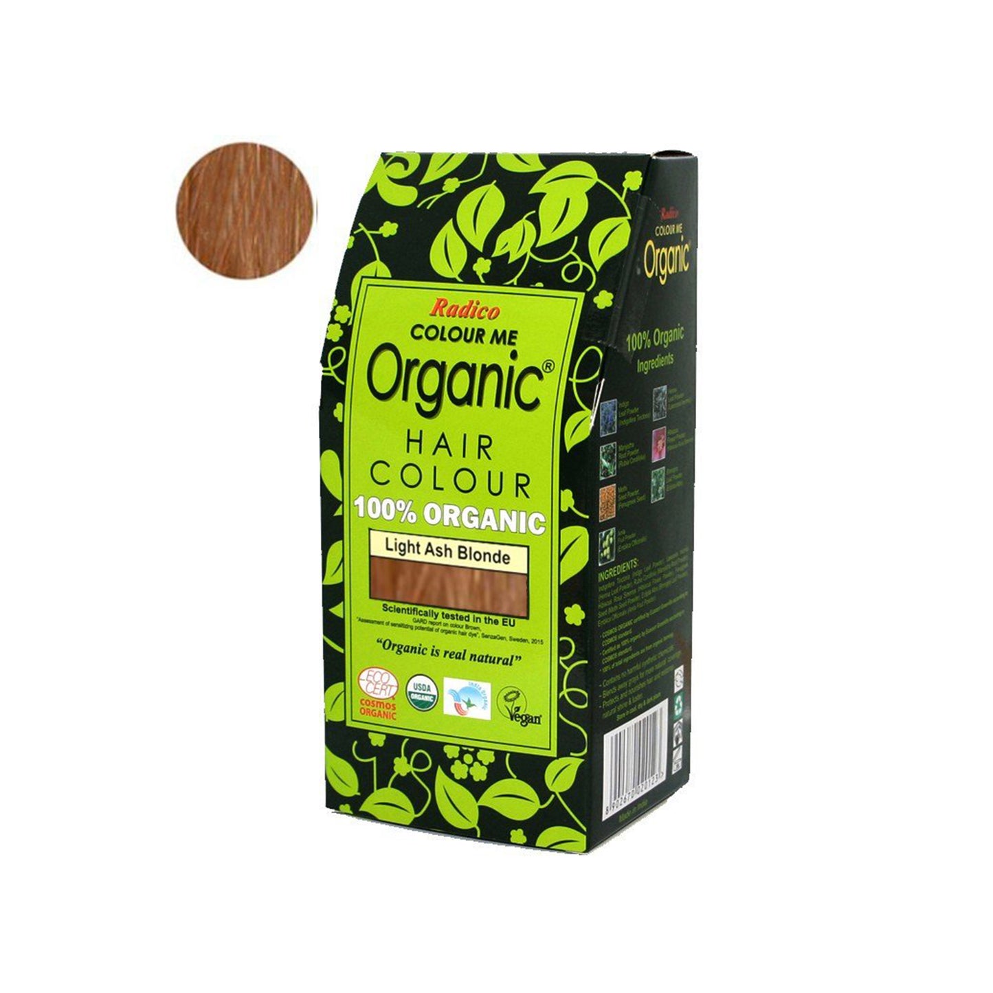 900882 Barva přírodní na vlasy - světlá popelavá blond 100 g BIO   RADICO-1