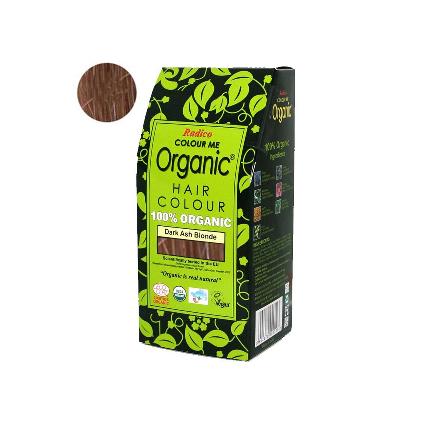 900886 Barva přírodní na vlasy - tmavá popelavá blond 100 g BIO   RADICO-1