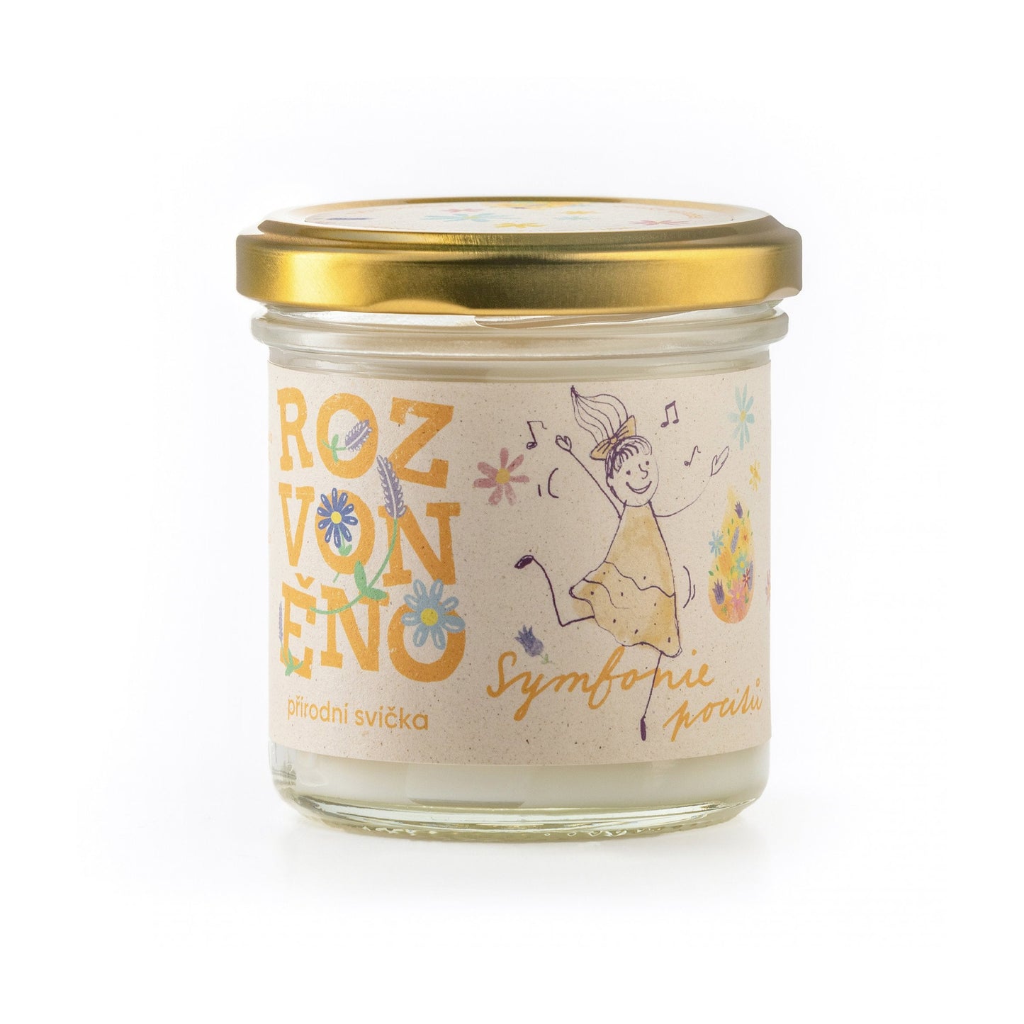 900919 Svíčka vonná - Symfonie pocitů 130 ml   ROZVONĚNO-1
