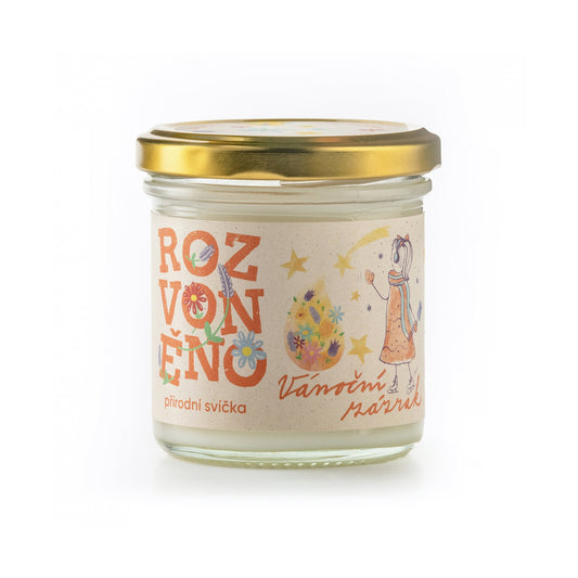 900921 Svíčka vonná - Vánoční zázrak 130 ml   ROZVONĚNO-1