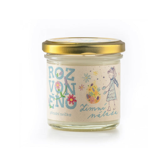 900924 Svíčka vonná - Zimní nálada 130 ml   ROZVONĚNO-1