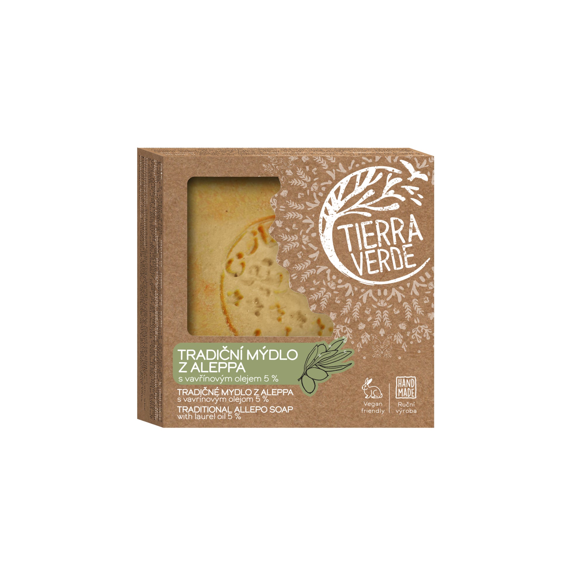 900955 Mýdlo aleppské pro problematickou pokožku 6 ks   TIERRA VERDE-1