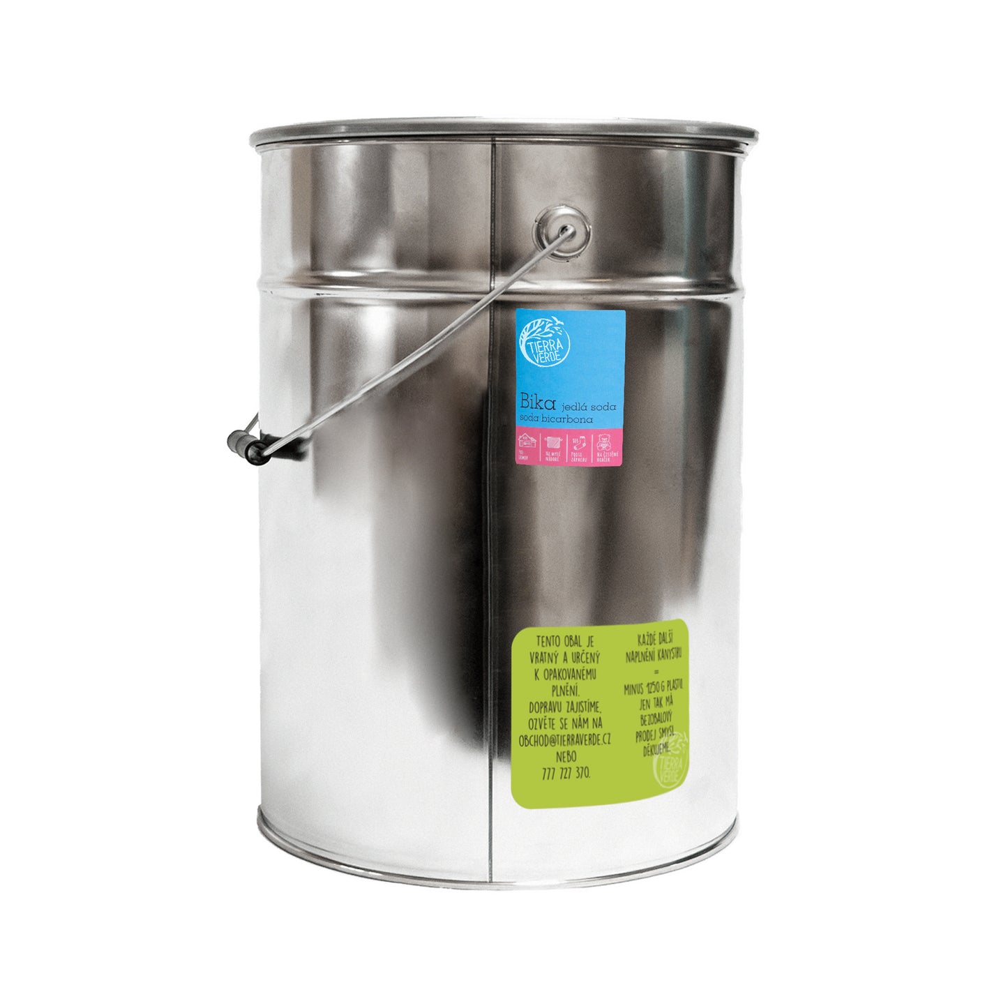 900961 Soda jedlá Bikarbona BIKA pytel 2 kg   TIERRA VERDE-1