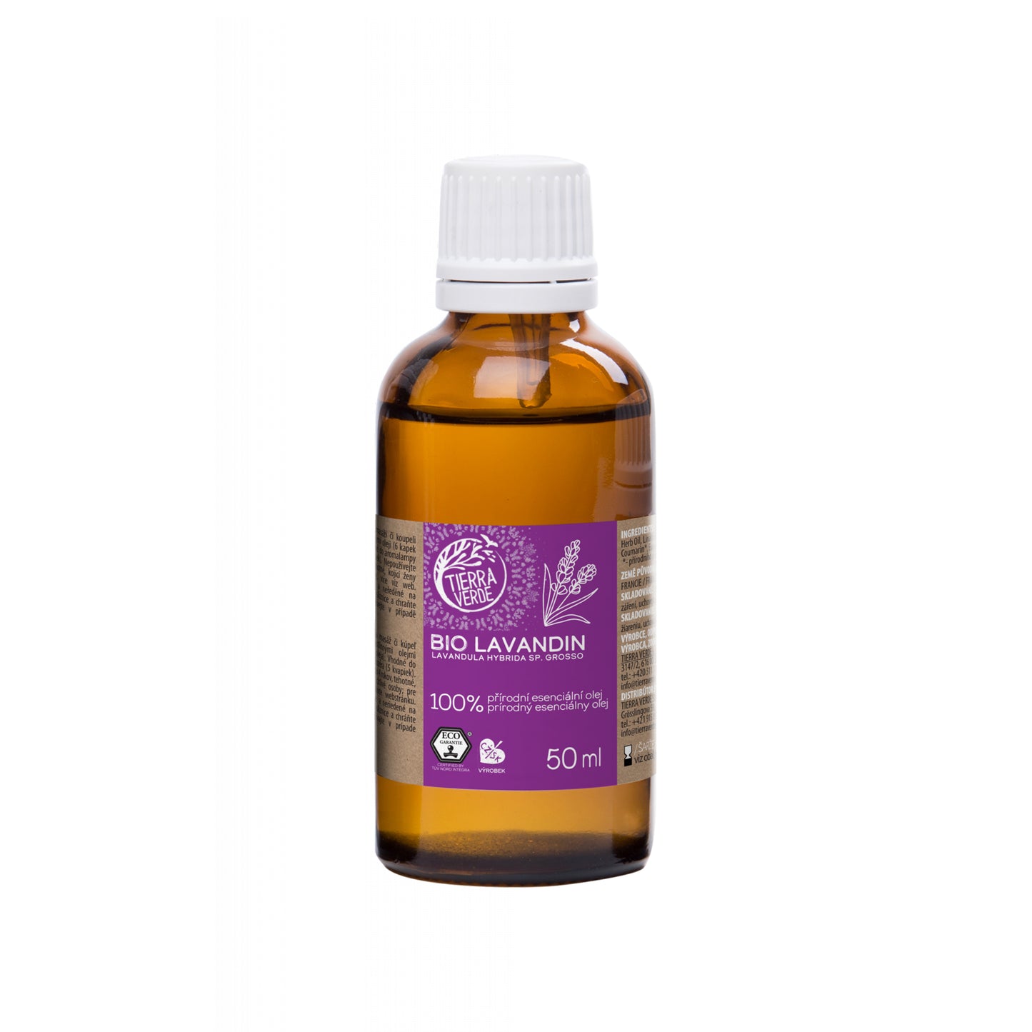 900998 Olej esenciální - Lavandin 50 ml BIO   TIERRA VERDE-1