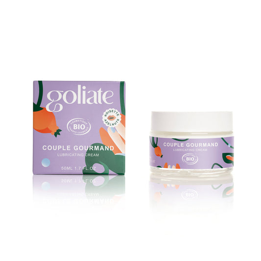 901212 Olej jedlý masážní a lubrikační 2v1 oříšek vzorek 2 ml BIO   GOLIATE-1