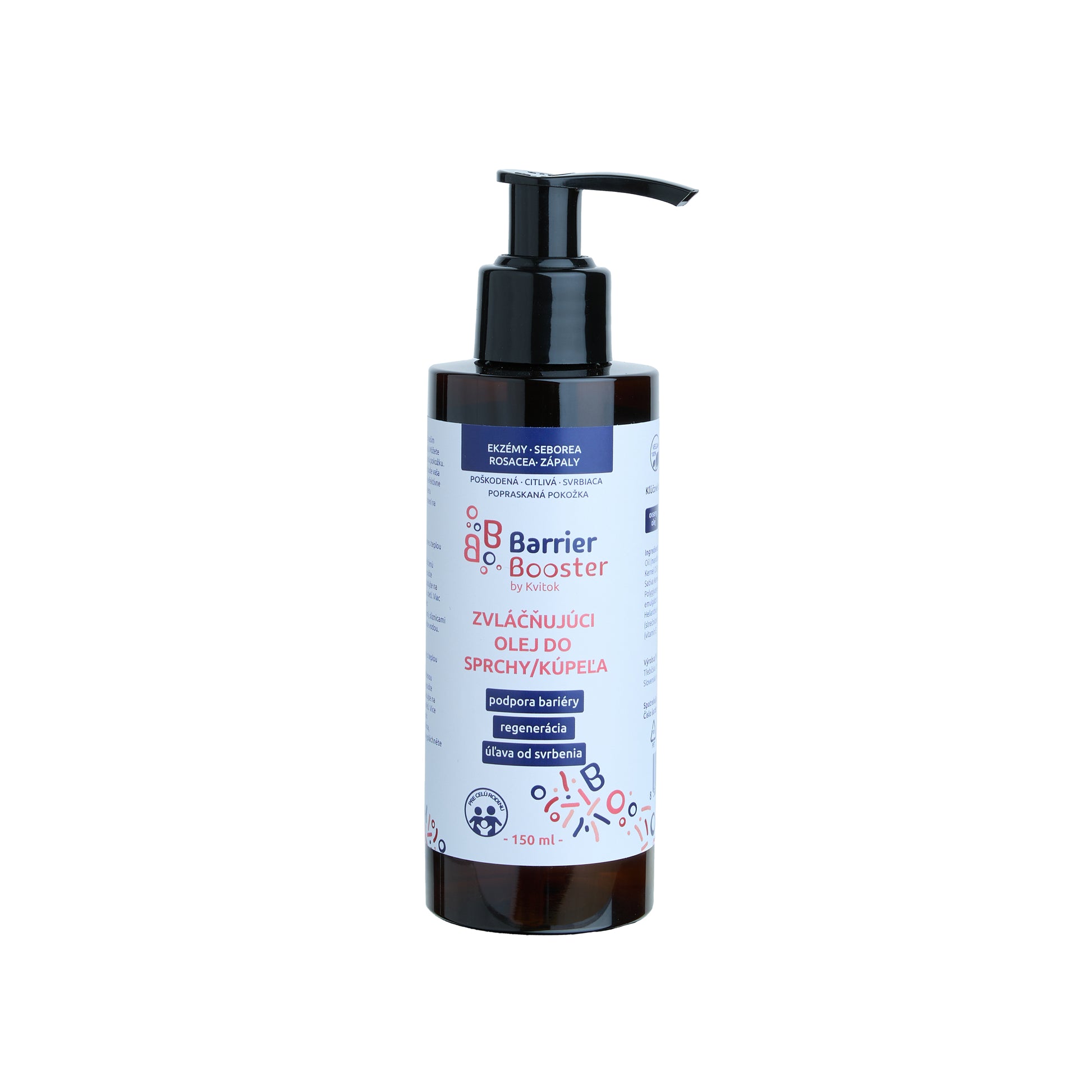 901230 Olej zvláčňující do sprchy a koupele Barrier Booster 150 ml   KVITOK-1