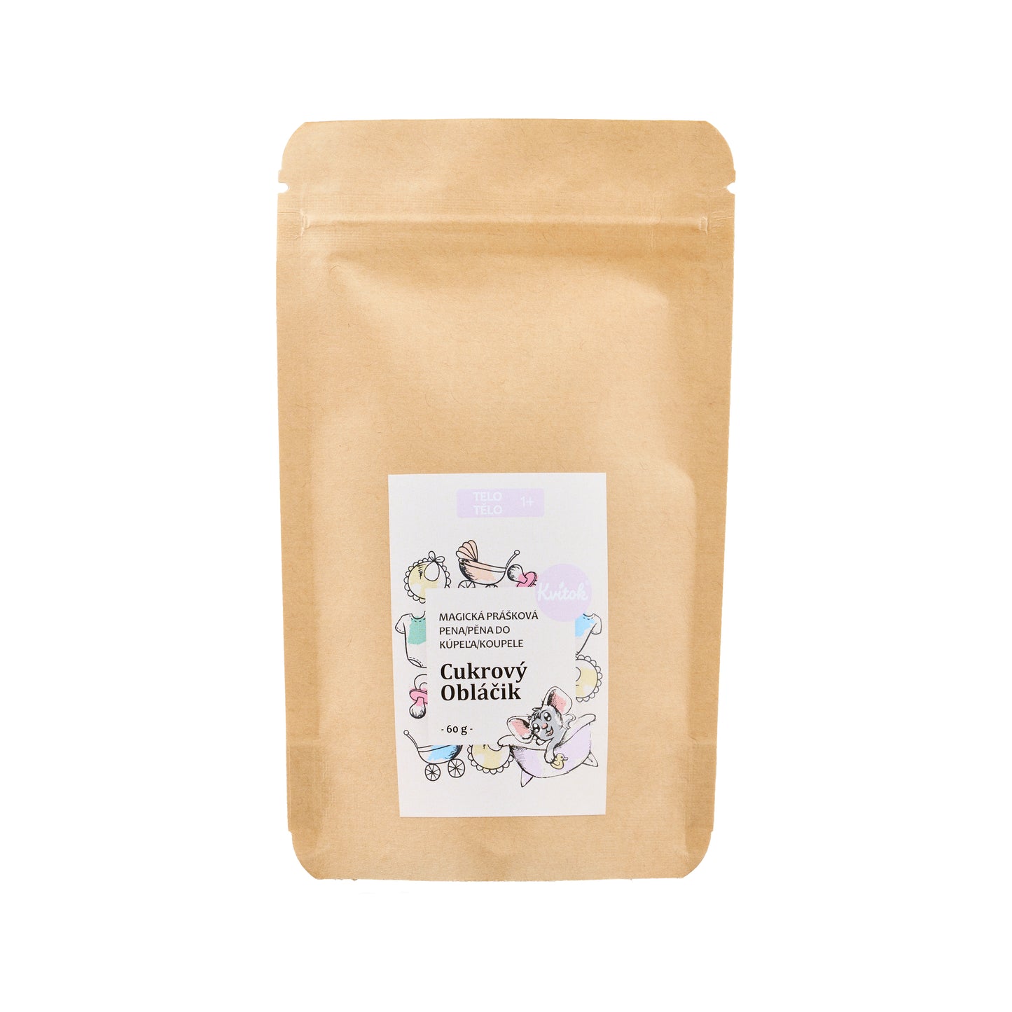 901243 Pěna magická do koupele Cukrový obláček 60 g   KVITOK-1