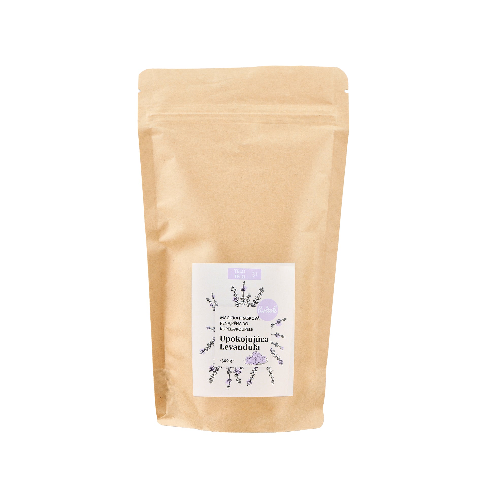 901247 Pěna magická do koupele Zklidňující levandule 300 g   KVITOK-1