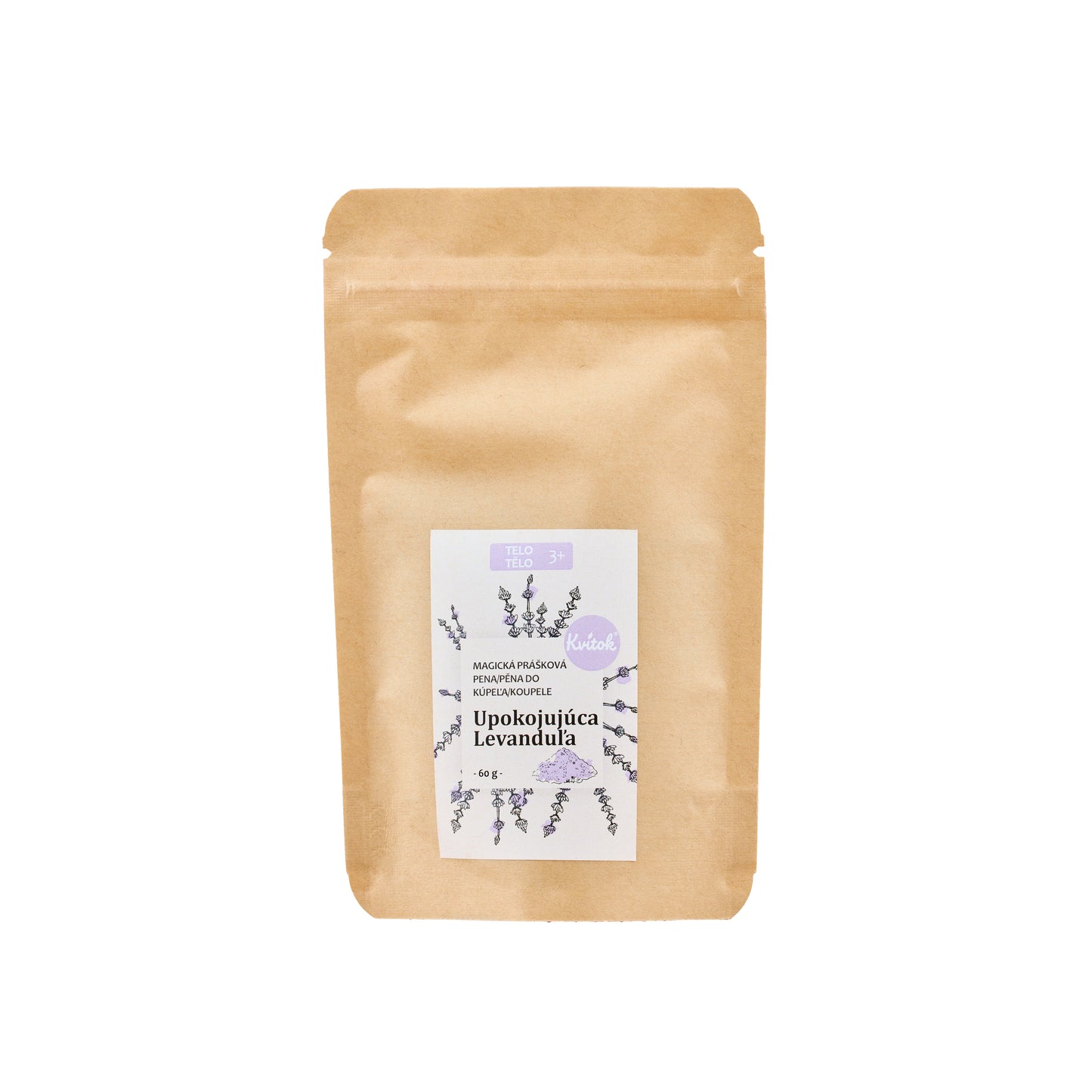 901248 Pěna magická do koupele Zklidňující levandule 60 g   KVITOK-1