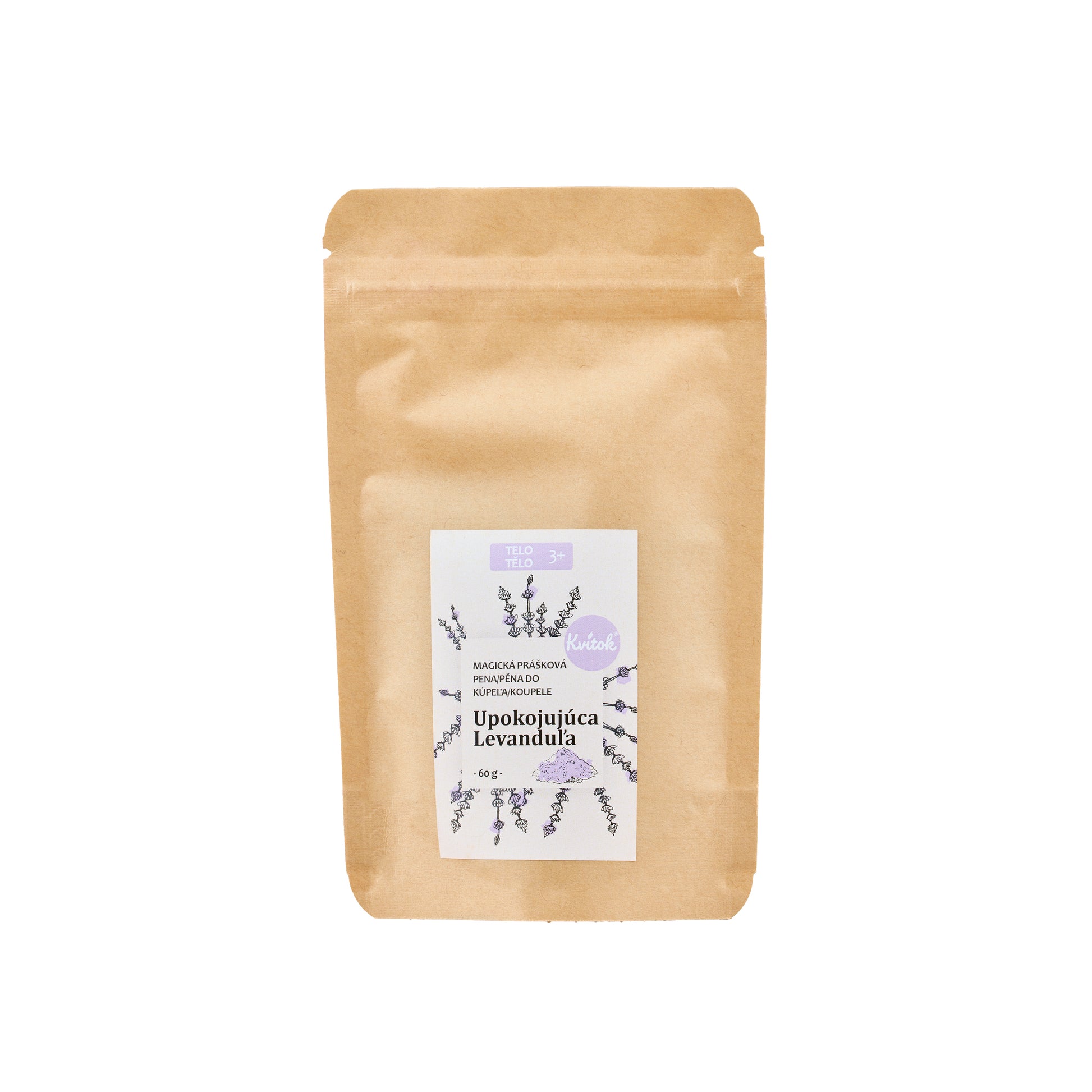 901248 Pěna magická do koupele Zklidňující levandule 60 g   KVITOK-1