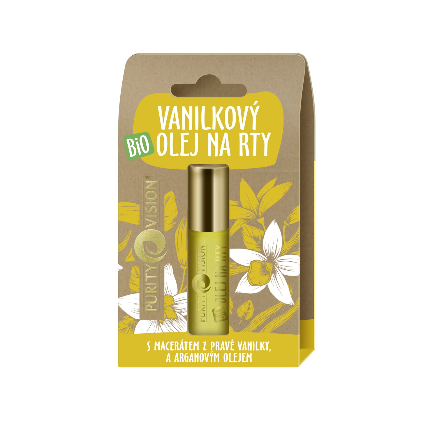 901352 Olej vanilkový na rty 10 ml BIO   PURITY VISION-1