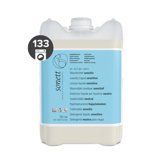 901374 Gel prací tekutý univerzální na bílé i barevné prádlo Sensitive 2 l   SONETT-1
