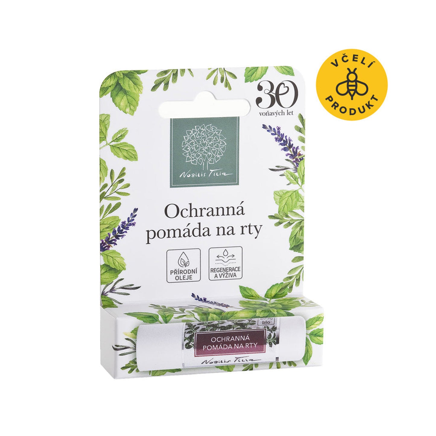 901422 Pomáda ochranná na rty 4,2 g BIO   NOBILIS TILIA-1