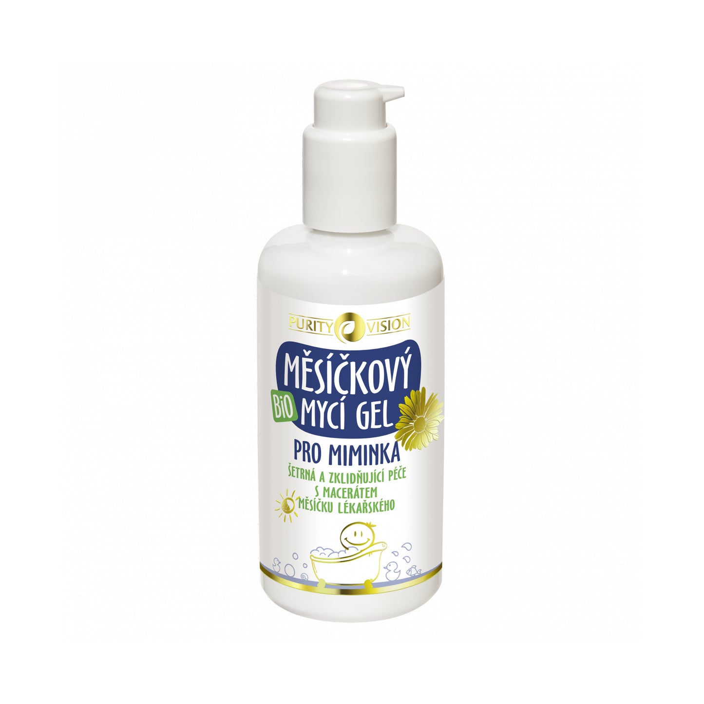 901511 Gel mycí měsíčkový pro miminka 200 ml BIO   PURITY VISION -1