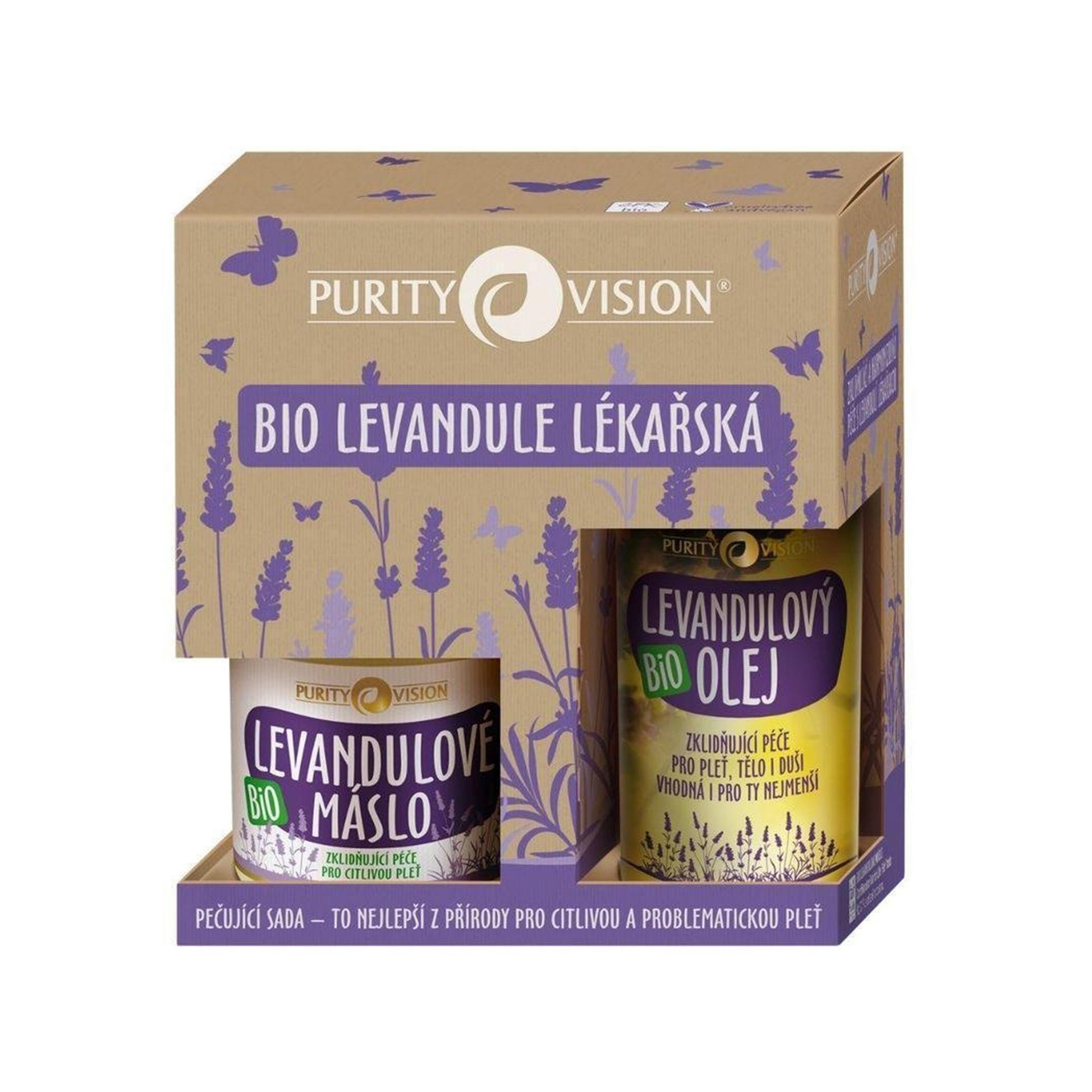 901521 Sada pečující s levandulí 2 ks BIO   PURITY VISION -1