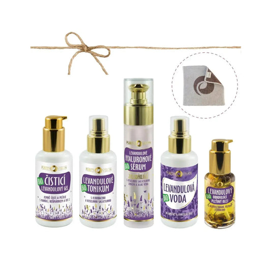 901542 Sada Levandulový rituál v péči o pleť 5 + 1 ks BIO   PURITY VISION -1