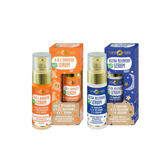 901543 Sada revitalizačních pleťových sér - denní a noční 2 ks BIO   PURITY VISION -1