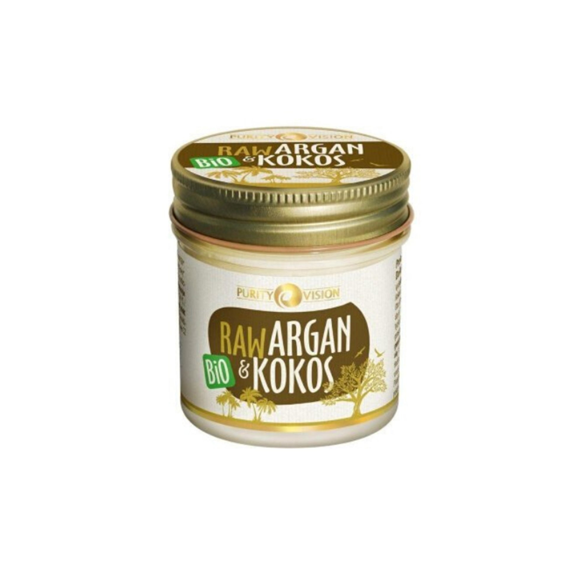901545 Směs kokosového a arganového oleje RAW 120 ml BIO   PURITY VISION -1