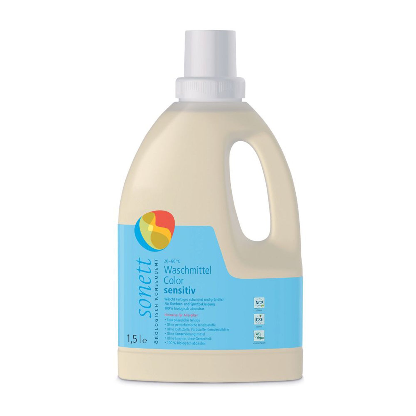 901587 Gel prací tekutý na barevné prádlo Sensitive 1500 ml   SONETT-1