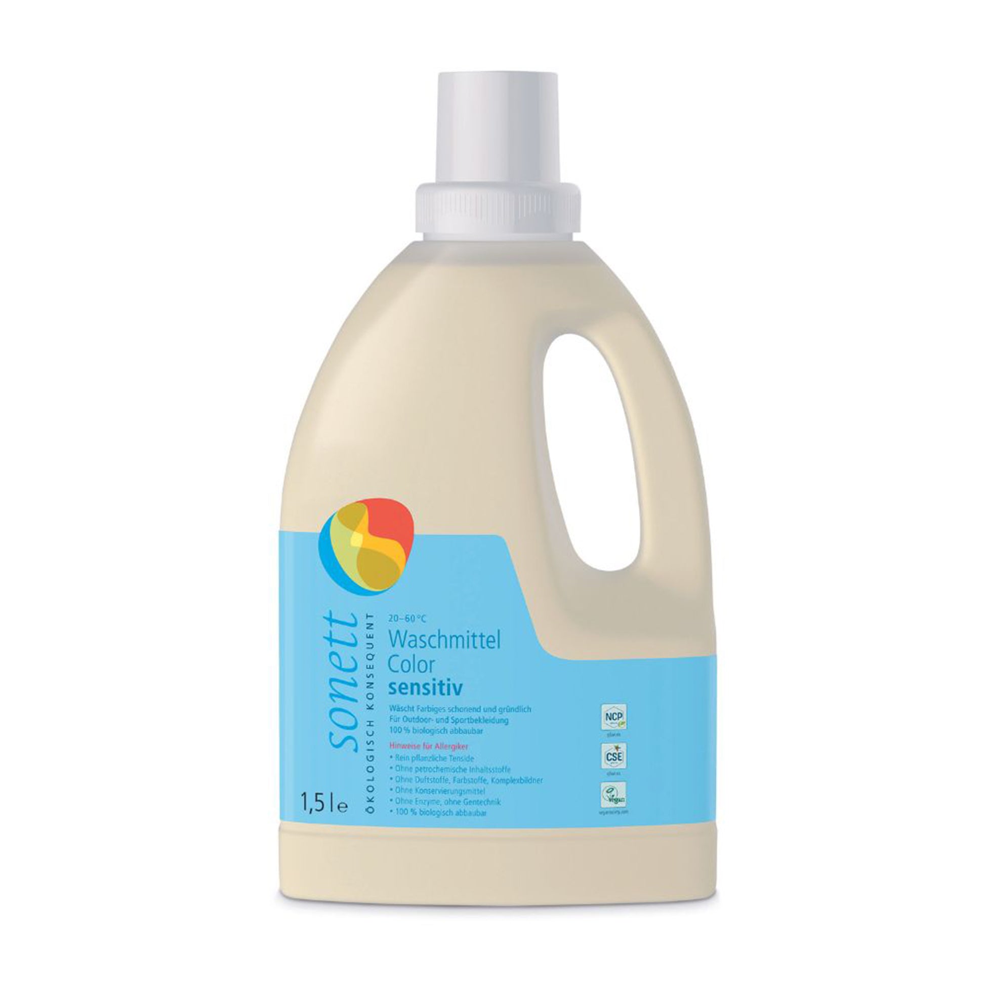901587 Gel prací tekutý na barevné prádlo Sensitive 1500 ml   SONETT-1