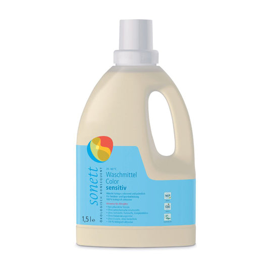 901587 Gel prací tekutý na barevné prádlo Sensitive 1500 ml   SONETT-1