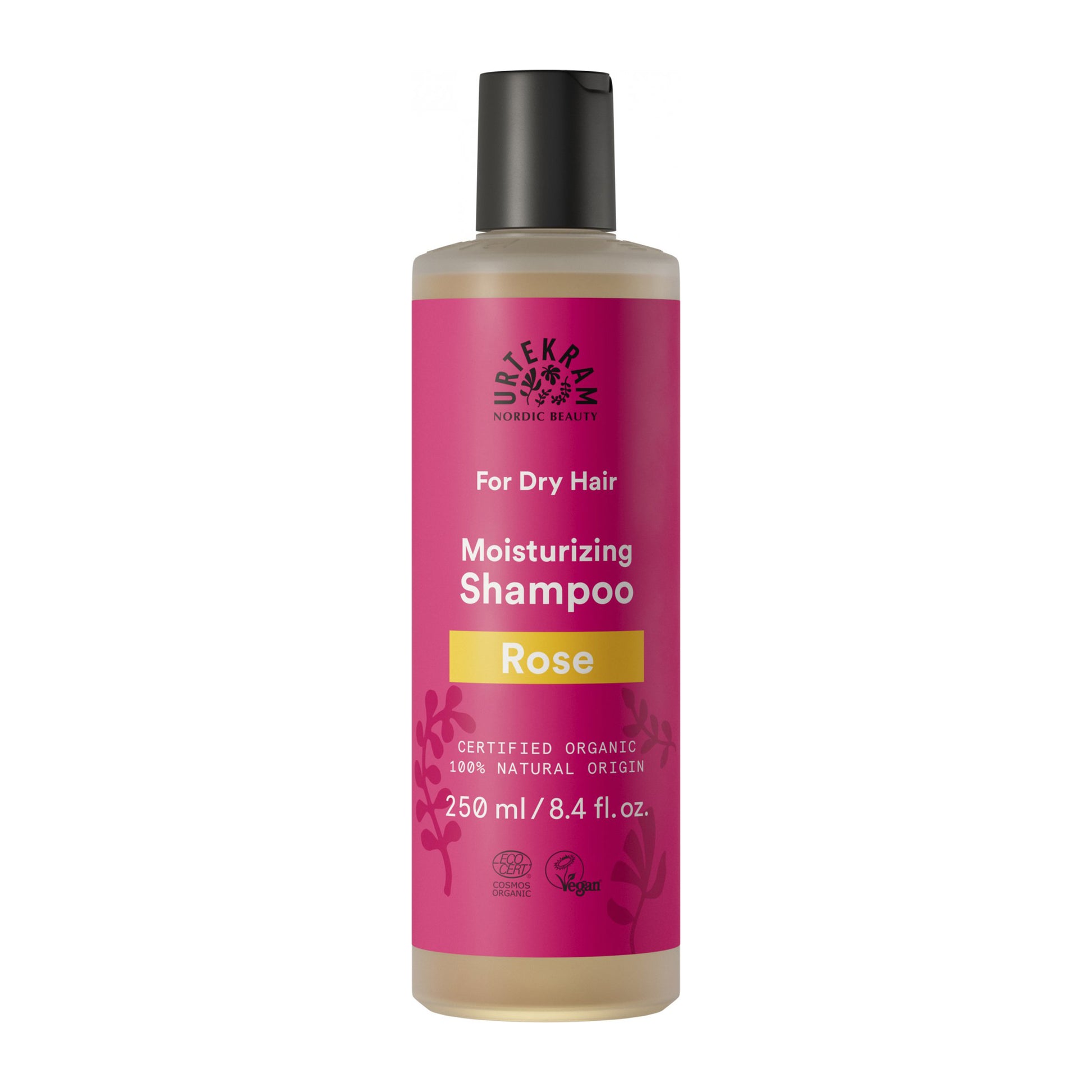 901657 Šampon růžový pro suché vlasy 250 ml BIO   URTEKRAM-1