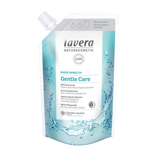 901702 Mýdlo jemné tekuté na ruce Basis Sensitive náhradní náplň 500 ml   LAVERA-1