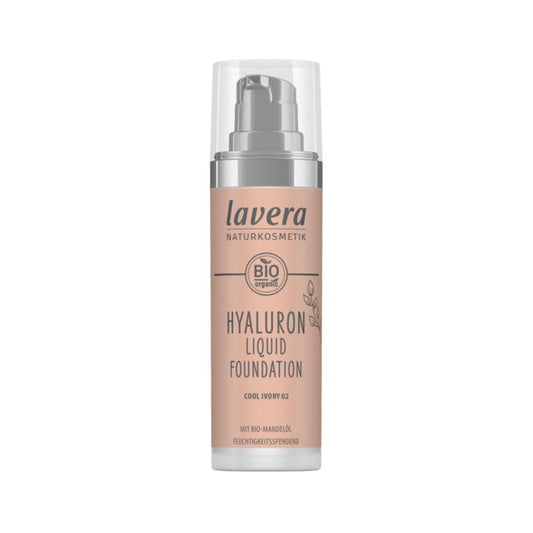 901714 Make-up lehký tekutý s kyselinou hyaluronovou 02 Cool Ivory 30 ml   LAVERA-1