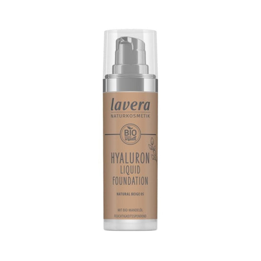 901715 Make-up lehký tekutý s kyselinou hyaluronovou 05 Natural Beige 30 ml   LAVERA-1