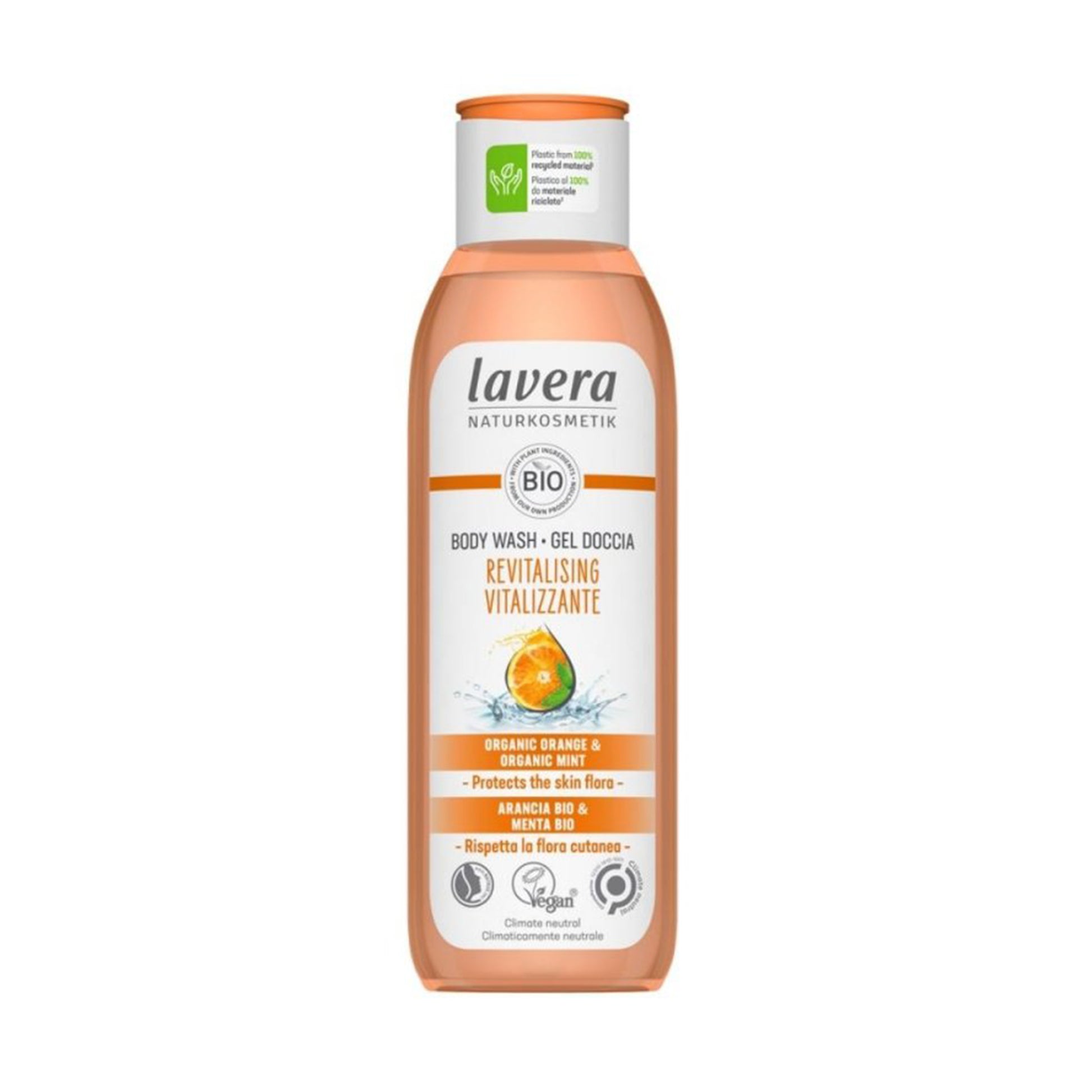 901724 Gel sprchový revitalizující s pomerančovo-mátovou vůní 250 ml   LAVERA -1