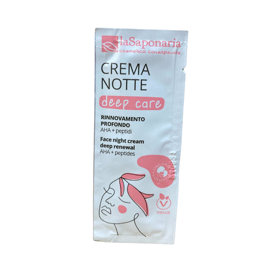 901859 Krém noční pleťový Deep Care pro zralou pleť - vzorek 3 ml   LA SAPONARIA-1