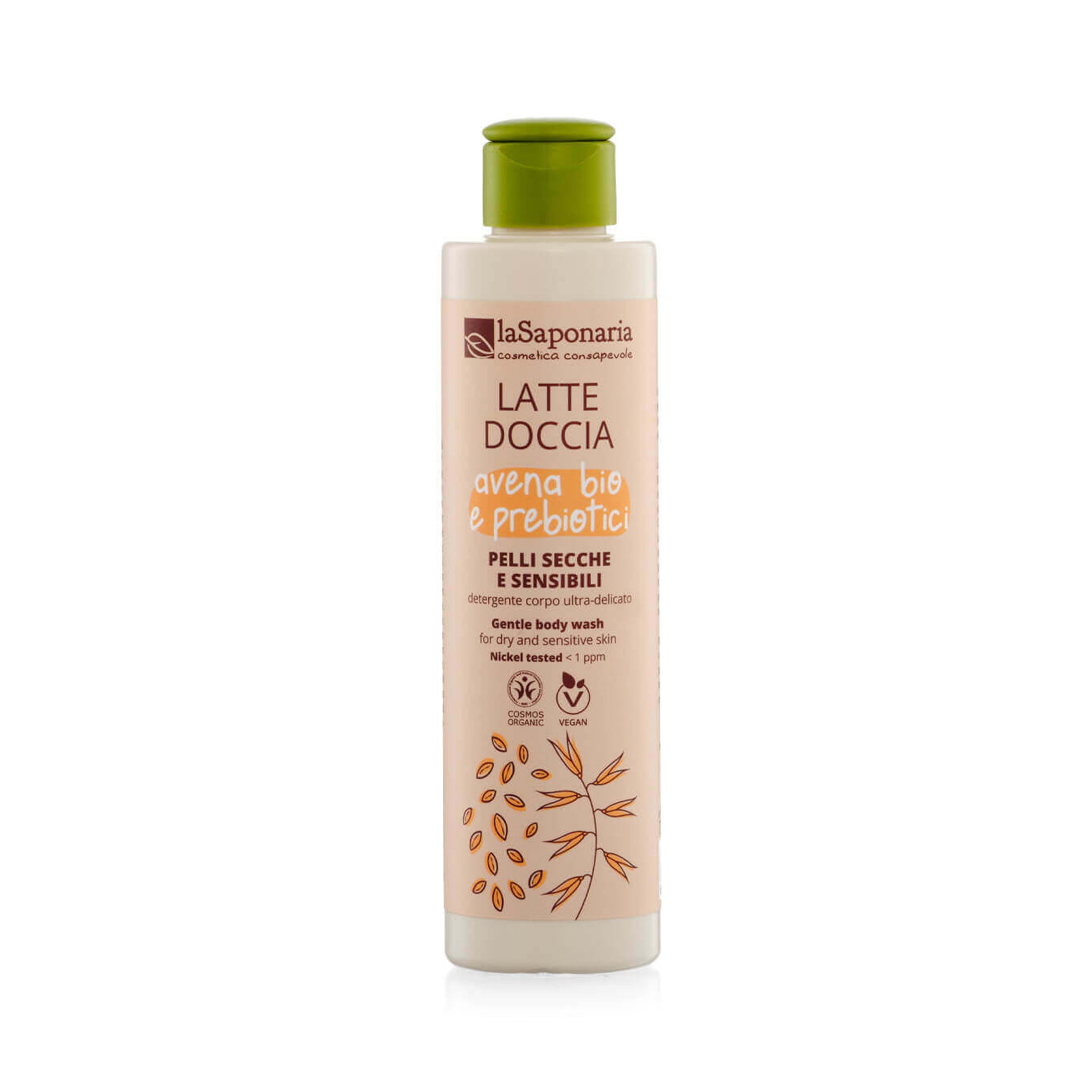 901863 Mléko sprchové s ovsem a pro citlivou pleť 200 ml BIO   LA SAPONARIA-1